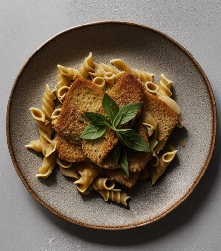 Fried Pasta Bread recipe image