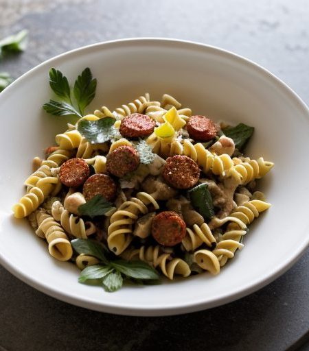 Fried Pasta Salad recipe image