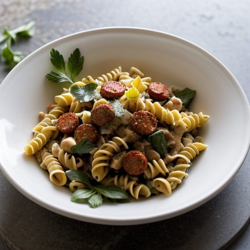 Fried Pasta Salad recipe image