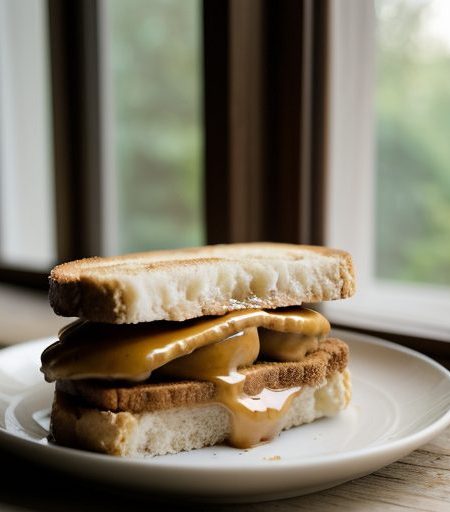 Fried Peanut Butter Sandwich recipe image