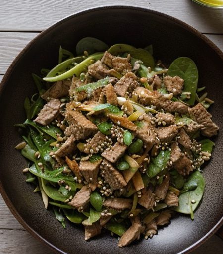 Fried Pork Salad recipe image