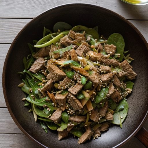 Fried Pork Salad recipe image