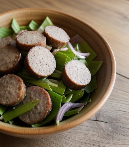 Fried Pork Salad recipe image