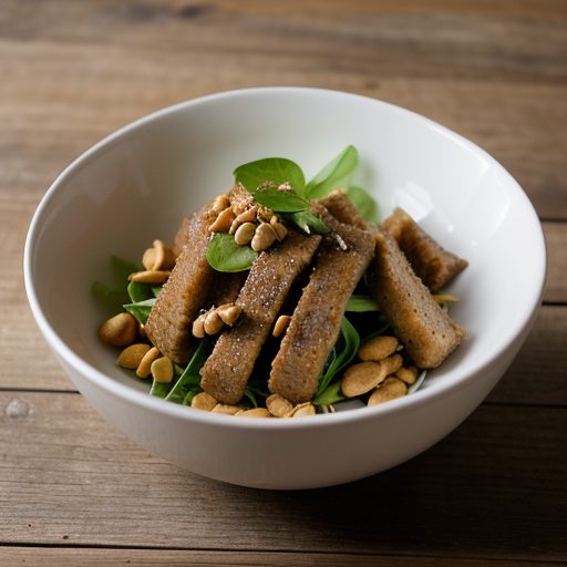 Fried Pork Salad recipe image