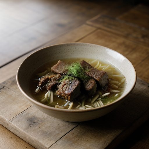 Fried Pork Soup recipe image