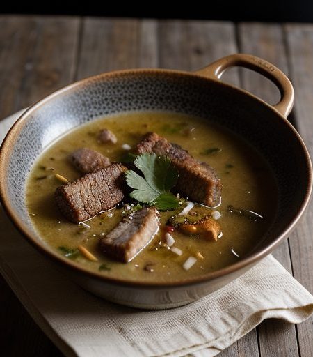 Fried Pork Soup recipe image