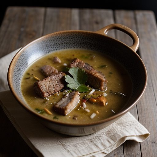 Fried Pork Soup recipe image