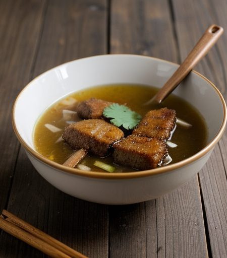Fried Pork Soup recipe image