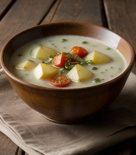 Fried Potato Soup recipe image