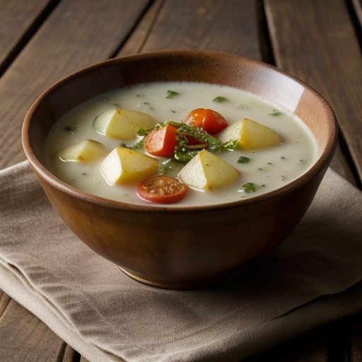 Fried Potato Soup recipe image