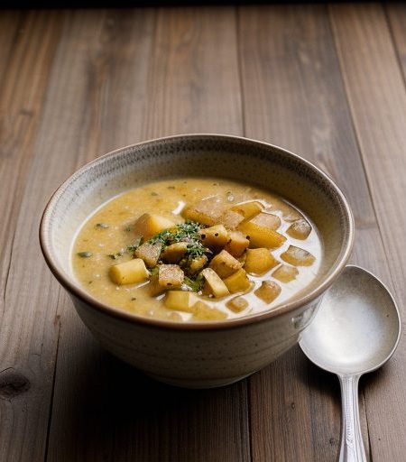 Fried Potato Soup recipe image