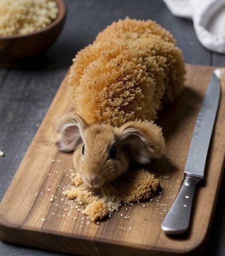 Fried Rabbit in Breadcrumbs recipe image