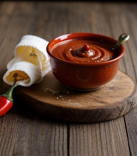 Fried Red Pepper Dipping Sauce recipe image