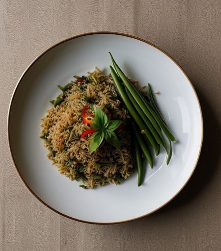 Fried Rice With Basil (Khao Pad Krapow recipe image