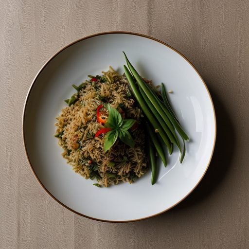 Fried Rice With Basil (Khao Pad Krapow recipe image