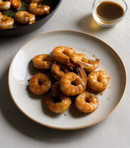 Fried Shrimp With Eggs recipe image