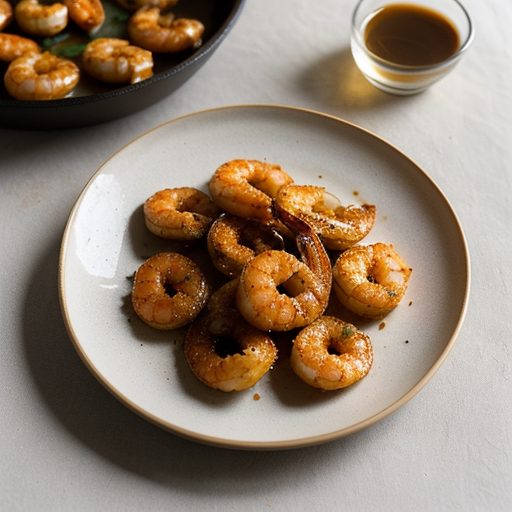 Fried Shrimp With Eggs recipe image