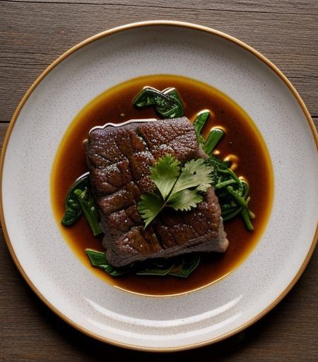 Fried Spinach (Rau Muong Xao recipe image