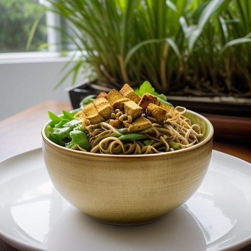 Fried Tofu Salad recipe image