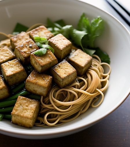 Fried Tofu Salad recipe image