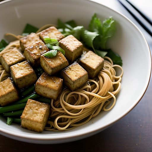 Fried Tofu Salad recipe image