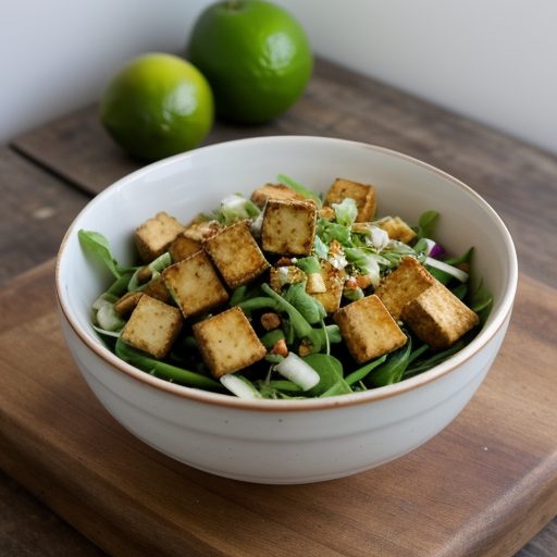 Fried Tofu Salad recipe image