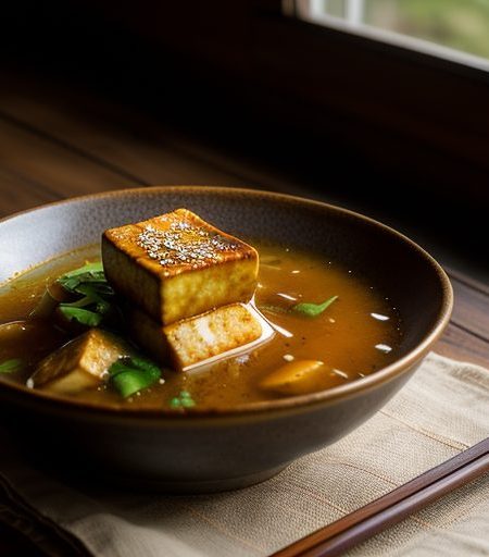 Fried Tofu Soup recipe image