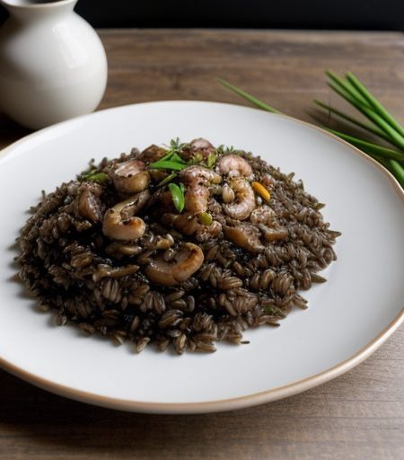 Fried Wild Rice With Mushrooms recipe image