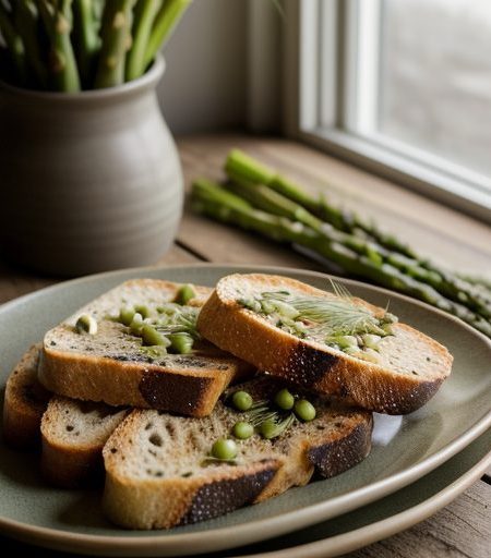 Frittedda With Scallion Crostini recipe image