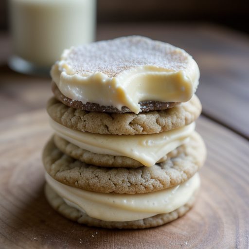 Frosted Cashew Cookies recipe image