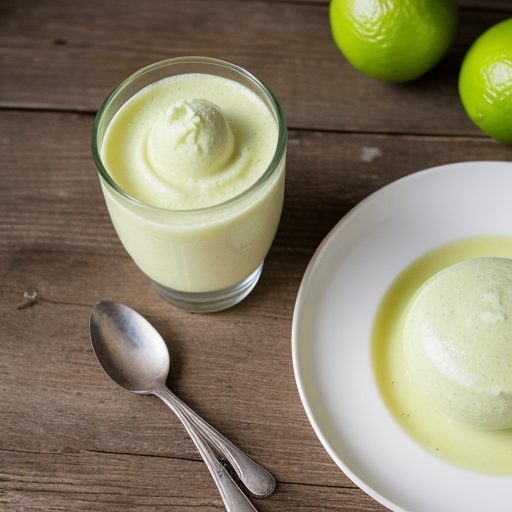 Frosty Lime Sherbert recipe image