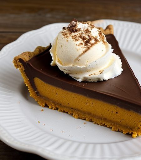 Frosty Pumpkin Ice Cream Pie recipe image