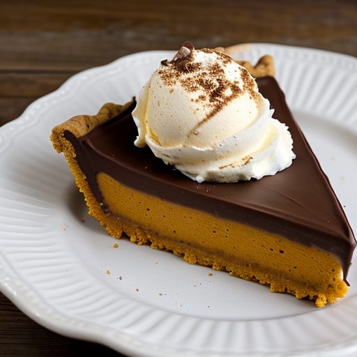 Frosty Pumpkin Ice Cream Pie recipe image