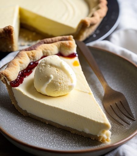 Frosty Ricotta Cheese Pie recipe image