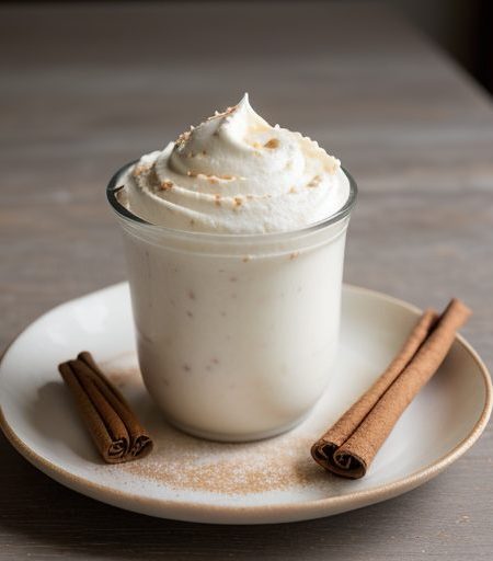 Frozen Cinnamon Nut Yogurt recipe image