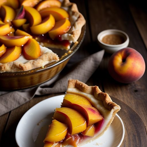 Frozen Peach Pie recipe image