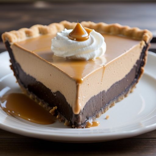 Frozen Peanut Butter Pie With Caramel Sauce - Bon Appetit recipe image