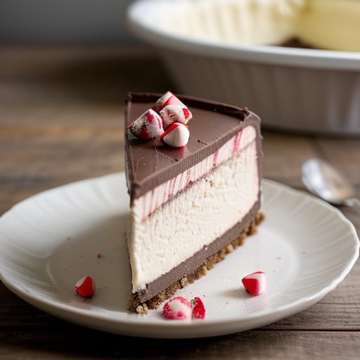 Frozen Peppermint Cheesecake recipe image