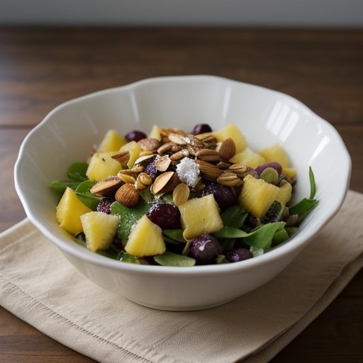 Frozen Pineapple-Almond Salad recipe image