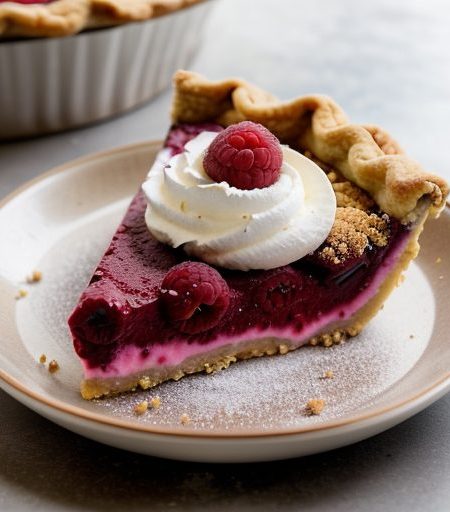 Frozen Raspberry Ribbon Pie recipe image