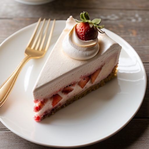 Frozen Strawberry Cream Torte (The Art of Fine Baking recipe image