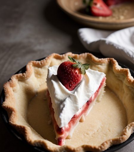 Frozen Strawberry-Yogurt Pie recipe image