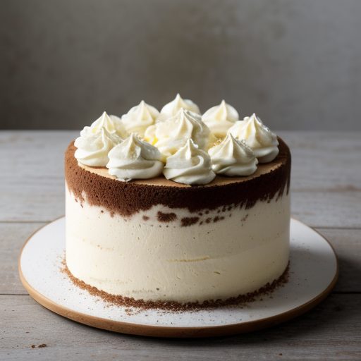 Frozen White Chocolate Mousse Cake recipe image