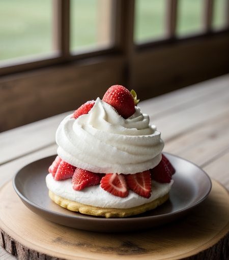 Frozen Yogurt Strawberry Shortcakes - Bon Appetit recipe image