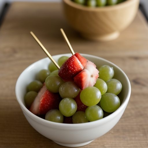 Fruit-Cheese Kabobs With Ginger Dip recipe image