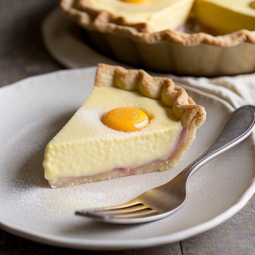 Fruit Custard Pie recipe image