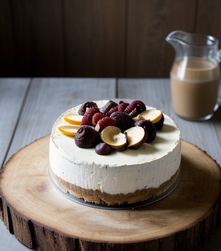 Fruit & Hazelnut Cheesecake recipe image