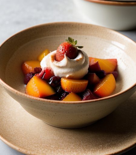 Fruit Salsa Sundaes * recipe image
