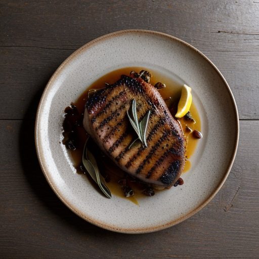 Fruit Smoked Pork Chops recipe image