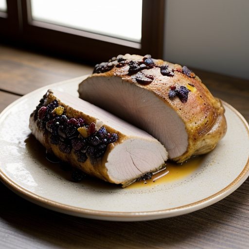 Fruit Stuffed Turkey Breast recipe image